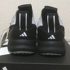 Adidasアディダス スリッポン スニーカー メンズ 25cm 白/黒 Lite Racer Adapt 7.0 海外モデル adidasの画像