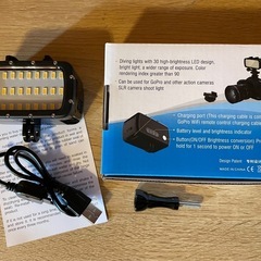 Suptig LED防水ビデオライト 水中の画像