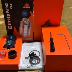 RTA Hellvape Dead Rabbit 3 ブルー  アトマイザーの画像