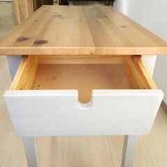 ワークデスク（ナチュラル×グレー）【小金井市民限定】（小金井市再生家具）品番：12-03-13 ※新規優先の画像