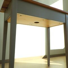 ワークデスク（ナチュラル×グレー）【小金井市民限定】（小金井市再生家具）品番：12-03-13 ※新規優先の画像