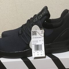 Adidasアディダス スリッポン スニーカー  メンズ 25cm 黒 Lite Racer Adapt 7.0 海外モデルの画像