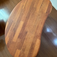 ハンドメイド豆机　ローテーブル　の画像