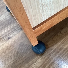 キャスター付き木製ワゴン【町田市再生家具】　252674の画像