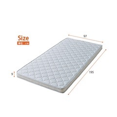 【取引中】薄型ポケットコイルマットレスの画像