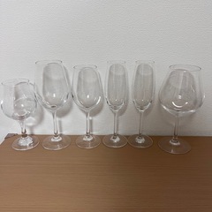 ワイングラス6本&ワイングラスホルダー　ワイングラスラックの画像