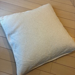 【受渡し決定】無印良品　防ダニクッション 43×43cm 美品の画像