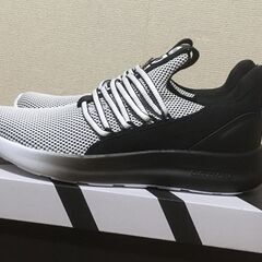 Adidasアディダス スリッポン スニーカー メンズ 24.5cm 白/黒 Lite Racer Adapt 7.0 海外モデルの画像