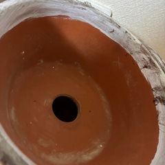 No.75✨2個セット素焼き植木鉢リメイク鉢ハンドメイドアンティーク風観葉植物や多肉植物サボテンなどにの画像