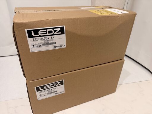 遠藤照明LEDブラケットライト［新品未使用］ERB6349B／黒2個セット
