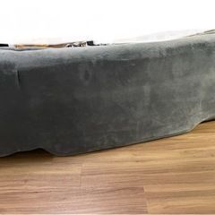 座椅子　　ソファ2人掛けソファ　グレー　の画像