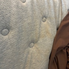 ダブルマットレス 掛け布団 枕 シーツ付きの画像