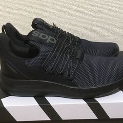 Adidasアディダス スリッポン スニーカー  メンズ 24.5cm 黒 Lite Racer Adapt 7.0 海外モデルの画像