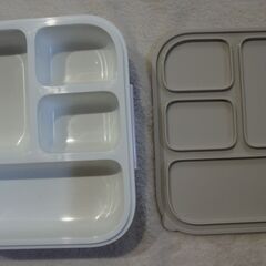 ☆Claritte お当箱 パープル 800ml食洗機対応 レンジ対応◆保冷剤がそのまま入る特殊設計の画像