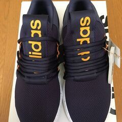 Adidas アディダス スリッポン メンズ 24.5 ネイビー/オレンジ 新品 Lite Racer Adapt 7 海外モデルの画像