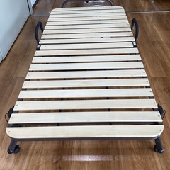 折り畳み式スノコベッド【町田市再生家具】　252673の画像