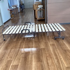 折り畳み式スノコベッド【町田市再生家具】　252673の画像