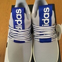 Adidasアディダス スリッポン スニーカー Lite Racer Adapt 7.0 メンズ 24.5cm グレー/青　海外版の画像