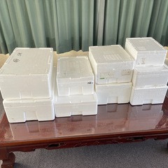 発泡スチロール　9個の画像