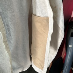 THE NORTH FACE フリースジャケット ホワイトの画像