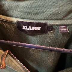 XLARGE ハーフジップパーカーLサイズの画像
