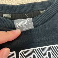 【募集中】【近日中処分予定】PUMA スエット　120-130センチ　ブラックの画像