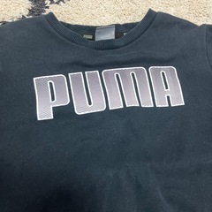 【募集中】【近日中処分予定】PUMA スエット　120-130センチ　ブラックの画像