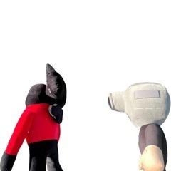 タイタンスピーカーマン　カメラマン　ぬいぐるみ　大きい　ビック　スキビディトイレの画像