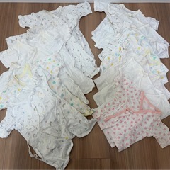 新生児　肌着　ロンパース　スタイ　セット　まとめ売りの画像