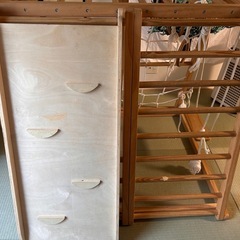 木製ジャングルジムの画像