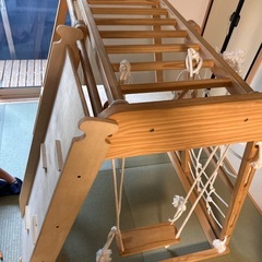木製ジャングルジムの画像
