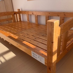 2段ベット　上段と下段を並べて使用可能！別々のお部屋で使用も可能！の画像