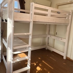 ロフトベッド(ホワイト)
の画像