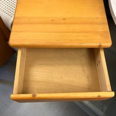サイドテーブル　コーヒーテーブル　収納付き43×37×45.5の画像