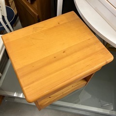 サイドテーブル　コーヒーテーブル　収納付き43×37×45.5の画像