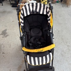 コンビ  高級ベビーカー　ホワイトレーベル スゴカルα エッグショック HSハニービーイエローの画像