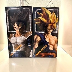 激レア！！　ドラゴンボール　DX WILD SYTLE ベジータ 孫悟空の画像
