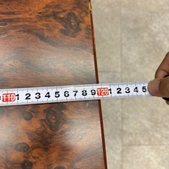 木製テーブル 120cm　脚取り外し可能の画像