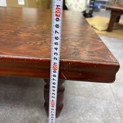 木製テーブル 120cm　脚取り外し可能の画像