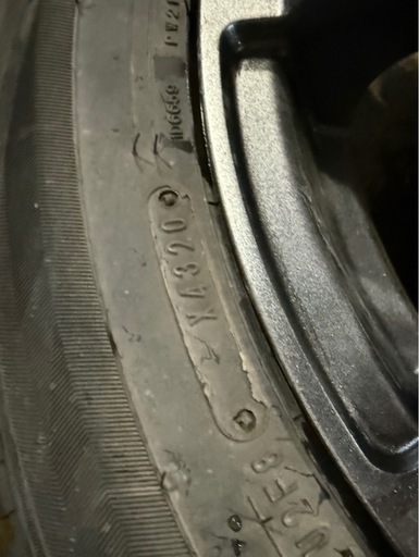 195/65R16 ダンロップスタッドレス　ホイール付き4本セット