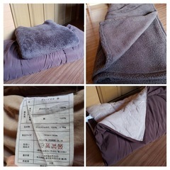 ニトリ　　　こたつテーブル&こたつ布団の画像