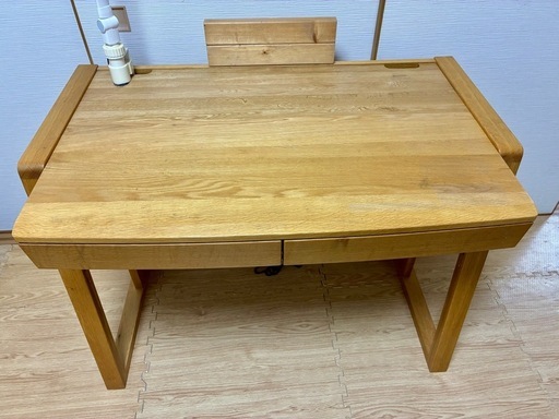 マルニ木工 学習机と椅子セット 木製 天然木 デスク 勉強机 ストア