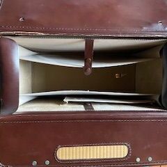 プレスト　PRESTO製トランク　アタッシュケース　本革　訳ありの画像