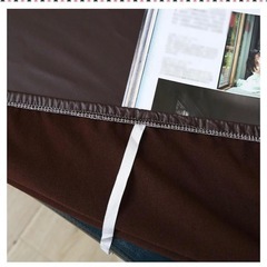 新品未使用！ベンチソファー カバー ミルクティーの画像