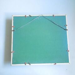 白い文鳥の絵 額入りインテリアの画像