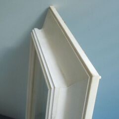 白い文鳥の絵 額入りインテリアの画像