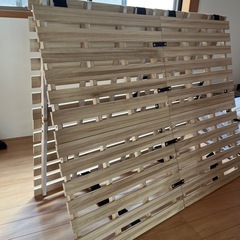 すのこ　布団干し　シングルサイズの画像