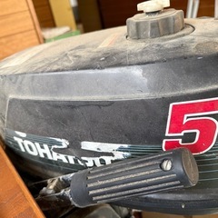 ボート 船 船外機 5馬力 イカリ  救命浮き輪の画像