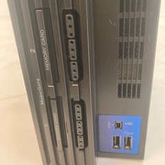 PlayStation 2 本体 コントローラー　電源コード　メモリーカード付きの画像