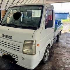 北海道より走行少なめスズキキャリィ4WD車検付き軽トラの画像